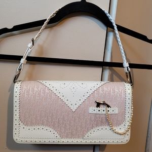 Y2K Spring Summer 2004 Christian Dior Monogram Pink & White Purse